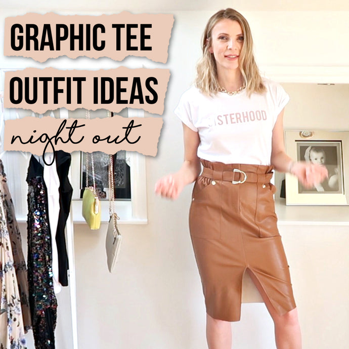 HOW TO STYLE GRAPHIC TEES FOR A NIGHT OUT