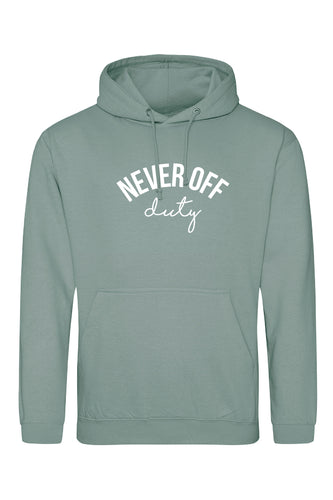 Never Off Duty hoodie in small