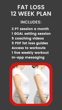 Load image into Gallery viewer, Fat Loss Plan - Fornightly 1 to 1s