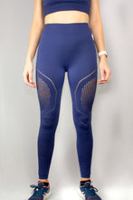 Load image into Gallery viewer, Mama Life London navy seamless leggings