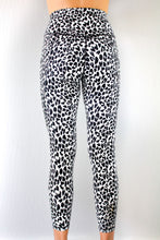 Load image into Gallery viewer, White leopard leggings back by Mama Life London