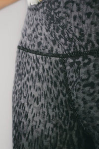 Leopard print performance leggings